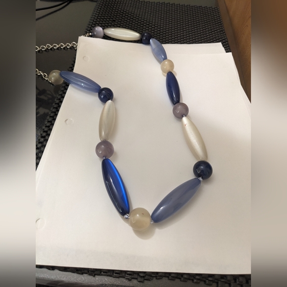 Melanie Lyne Blue Statement Necklace - Picture 4 of 5